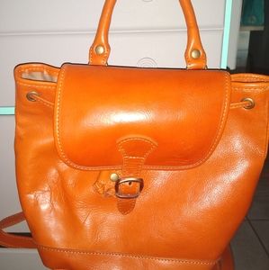 Genuine leather from Italy backpack